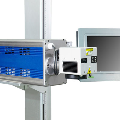 EZCAD UV Flying Laser Marking Machine Date Bar Code Qr Code Engraving Machine