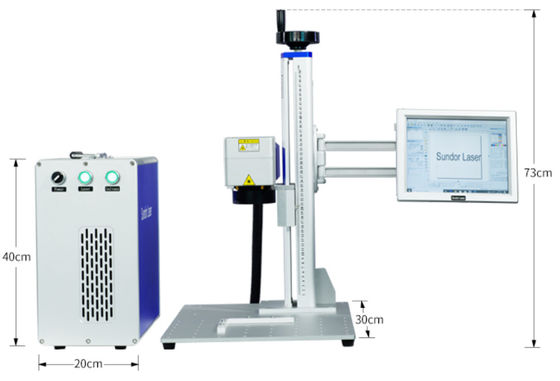 20w 30w 50w 100W UV Laser Marking Machine Portable Fiber CO2 Laser Marking Machine