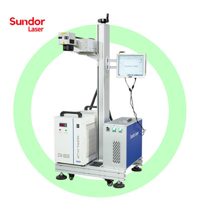 Portable UV Fly high speed Laser Marking machine marker for HDPE PPR PVC Tubes Pipes