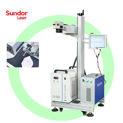 Portable UV Fly high speed Laser Marking machine marker for HDPE PPR PVC Tubes Pipes