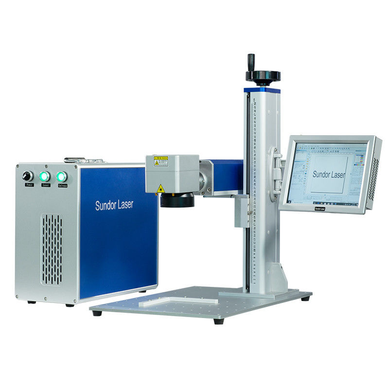 50w Split Portable 1064nm Fiber Laser Marking Machine Fast Speed